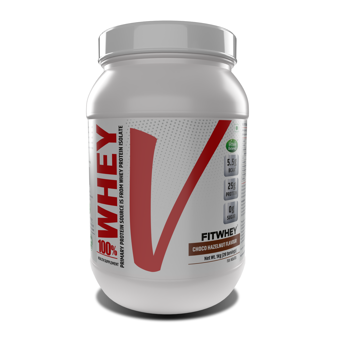 Fitwhey 100% Whey Protein, Premium Blend of Whey Protein Concentrate & Whey Protein Isolate| 25 g Protein per Serving