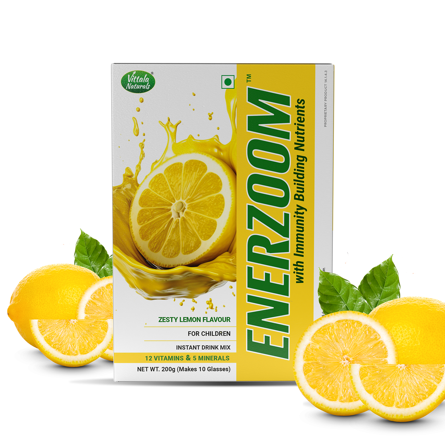 ENERZOOM Water-Based Instant Drink Mix With Immunity Building Nutrients