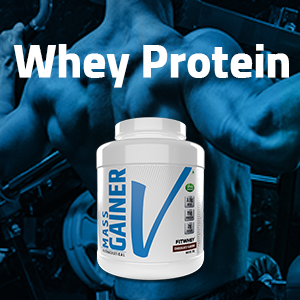 Fitwhey Mass Gainer with Whey Protein, Creatine Monohydrate & L-Glutamine | Enriched with Multivitamins & Minerals | 30 servings