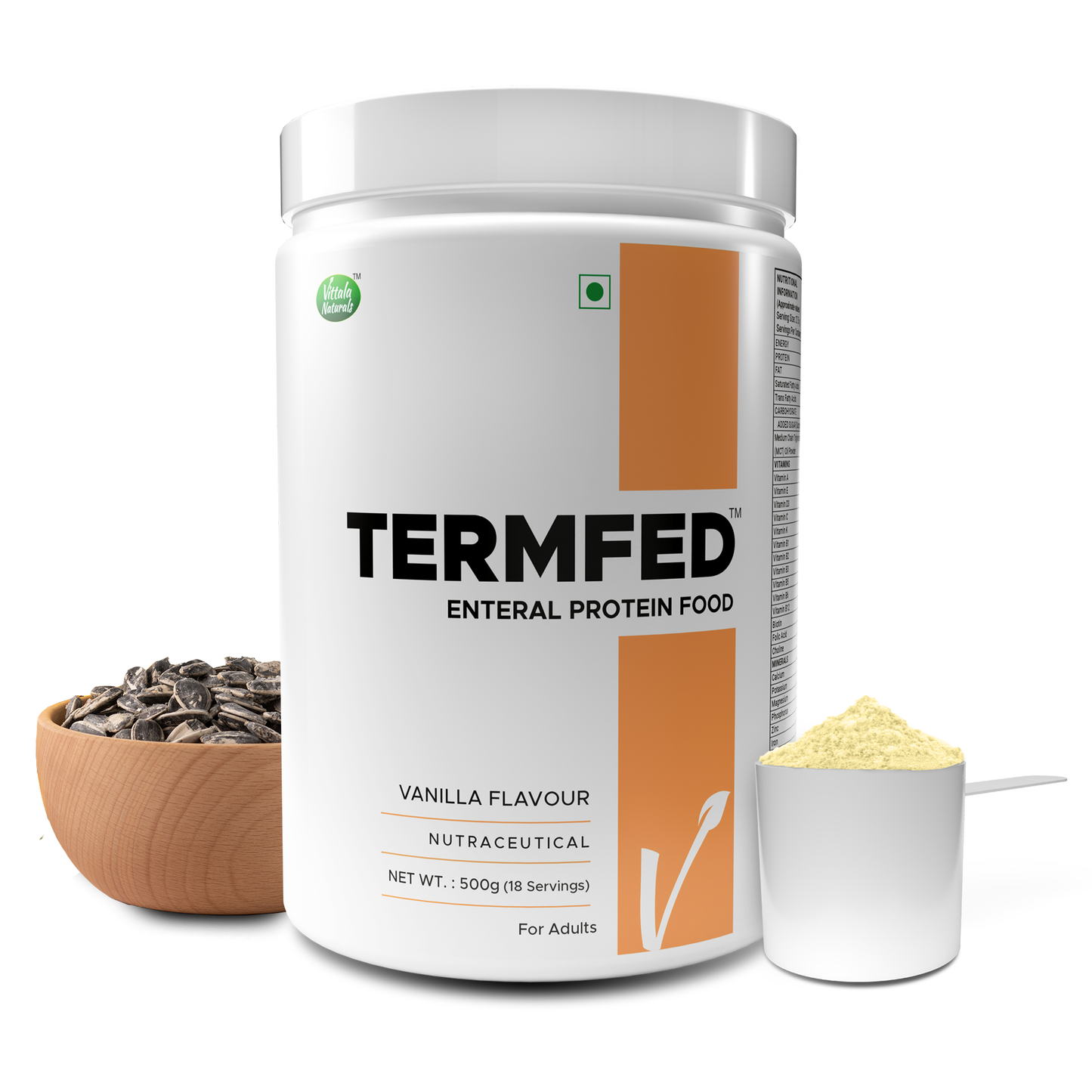 Termfed - Enteral Protein Food With Multivitamins And Multi Minerals To Provide Nutritional Support For Terminally Ill patients.