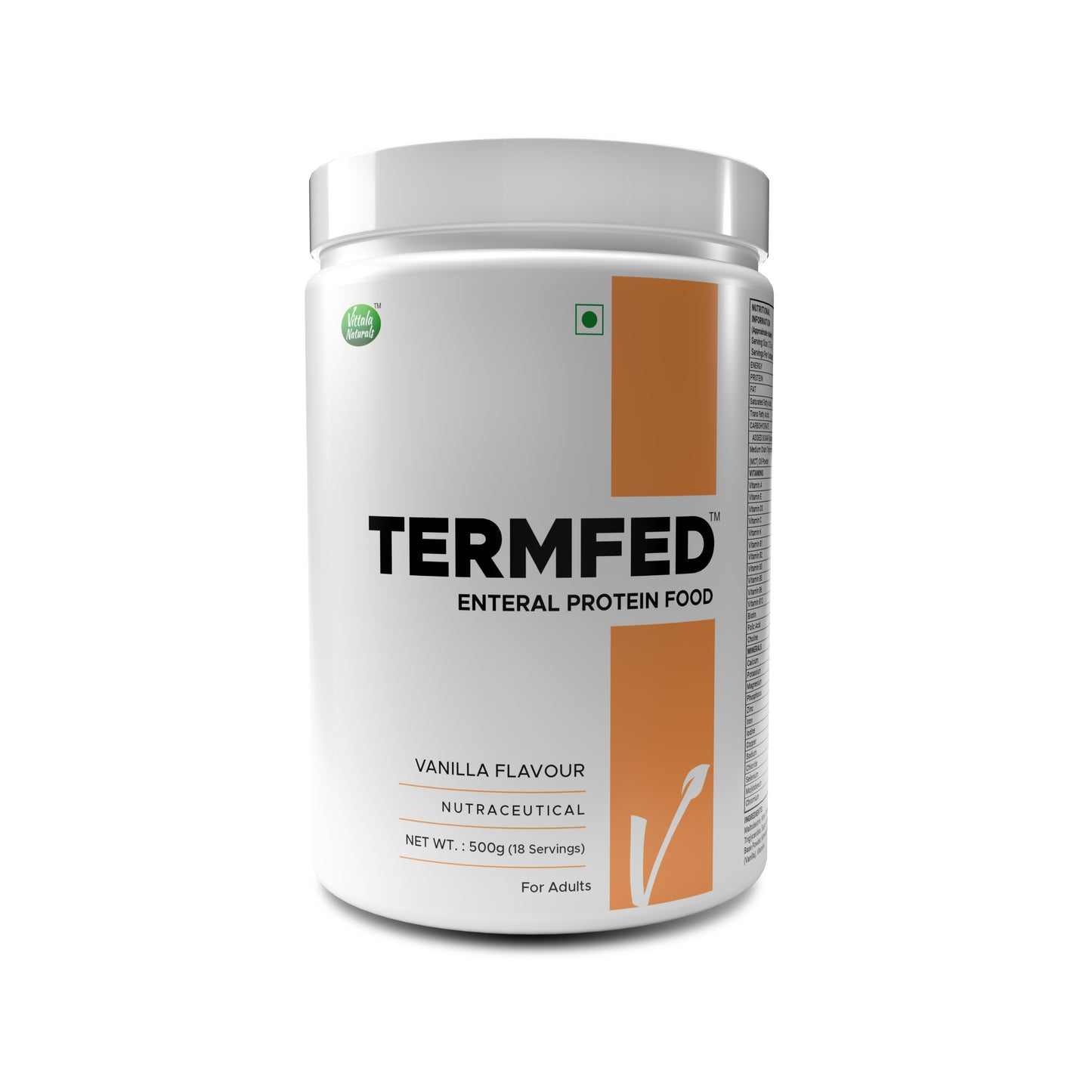 Termfed - Enteral Protein Food With Multivitamins And Multi Minerals To Provide Nutritional Support For Terminally Ill patients.