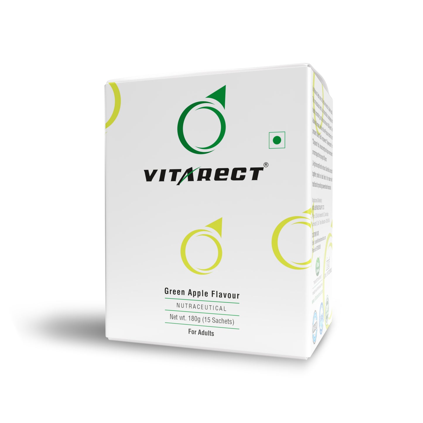 Vitarect to Boost Testosterone levels, Improves Stamina & Performance - Green Apple Flavor