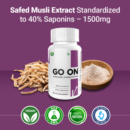 Safed Musli Extract Capsules-Nutritional Supplements For Men