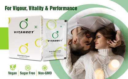 Vitarect to Boost Testosterone levels, Improves Stamina & Performance - Green Apple Flavor